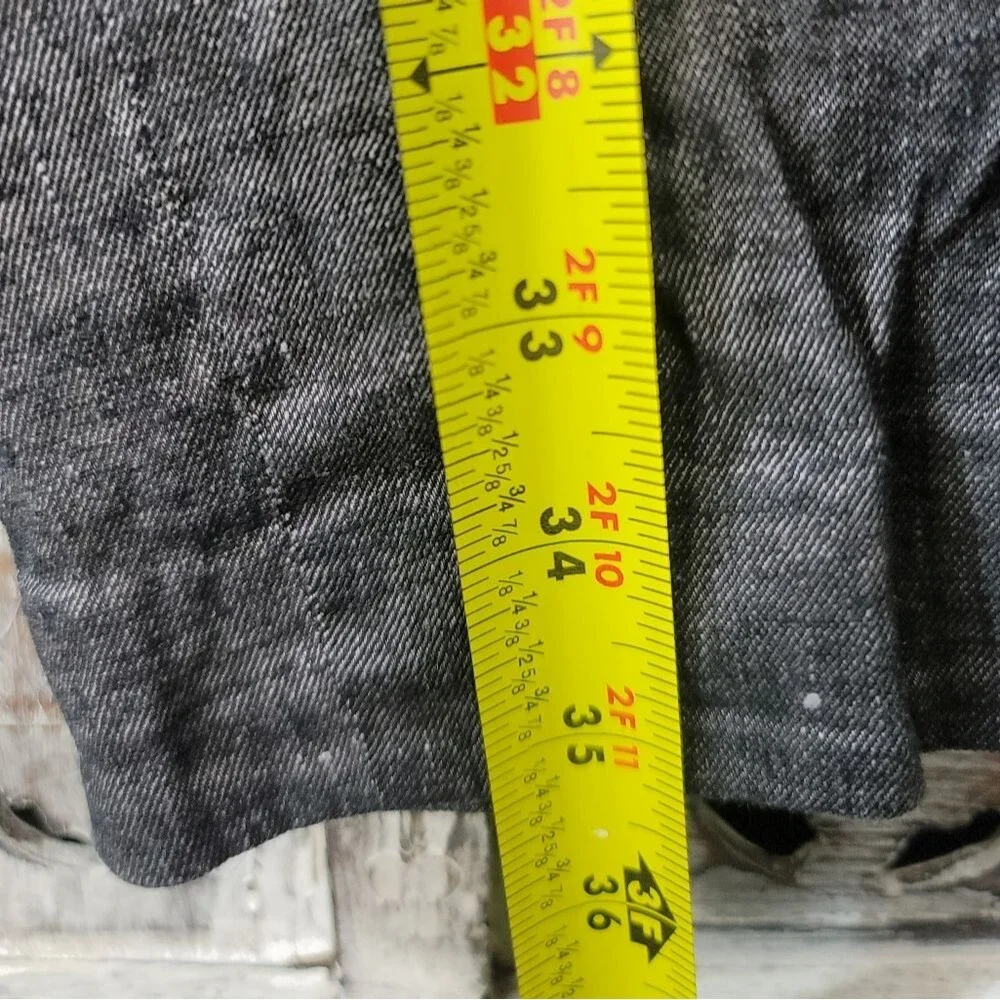 Theory Heather Grey Straightleg Ankle Pants with Pockets Womens Size 6